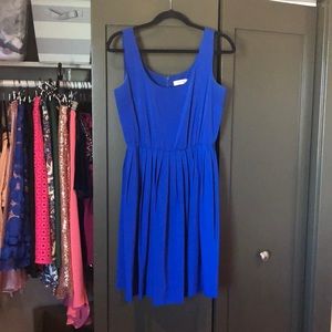 Blue Calvin Klein Midi Dress